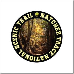 Natchez Trace National Scenic Trail circle Posters and Art